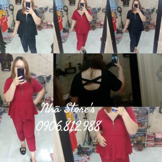 Set 9 tấc bigsize dây kéo