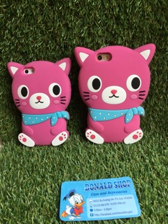 Ốp iphone 6 / 6s silicon dẻo mèo cute