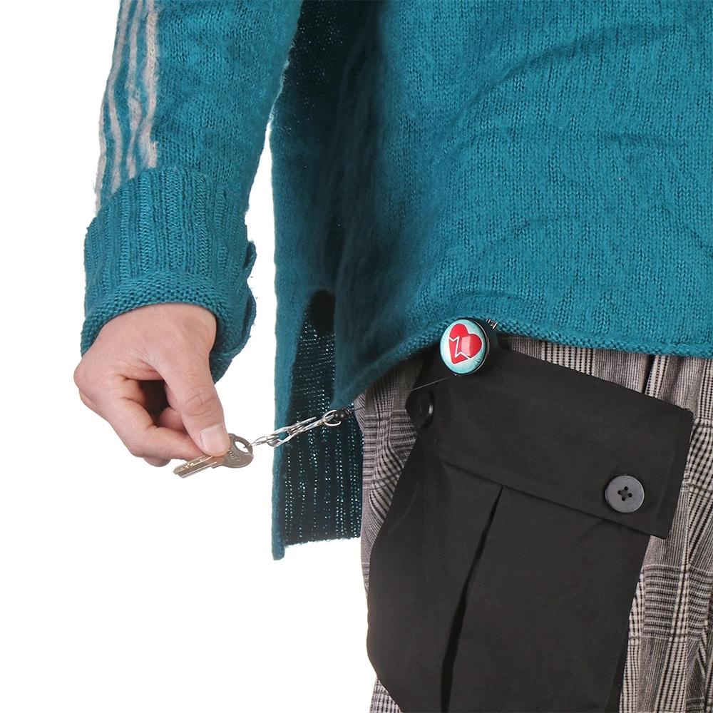 Kẹp Giữ Thẻ Tên / Thẻ ID Gắn Móc Chìa Khóa Siêu Bền Tiện Dụng