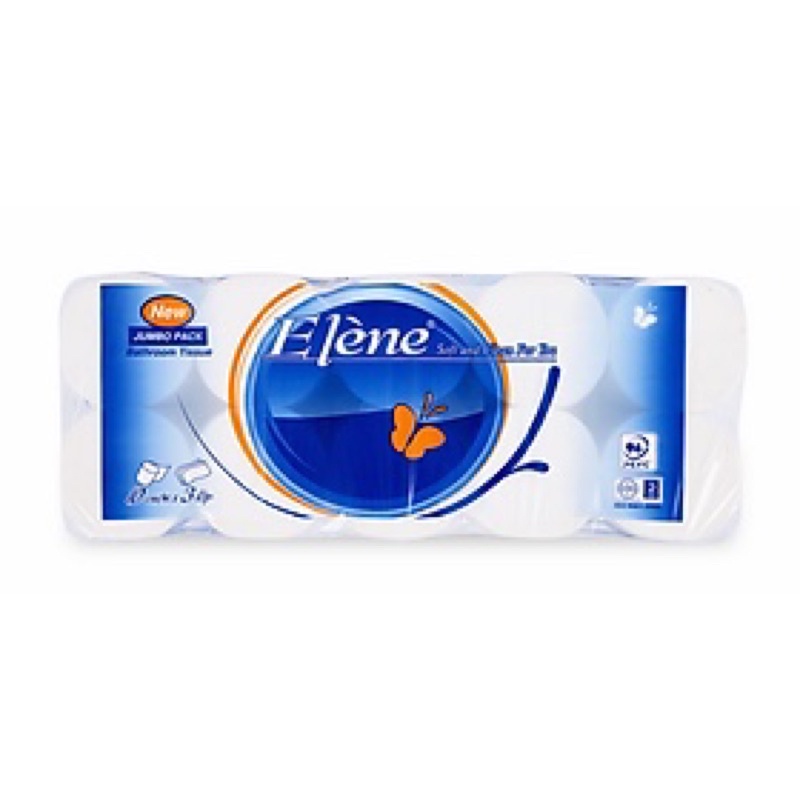 Giấy Vệ Sinh Elene 3 lớp 10 cuộn không lõi khối lượng 1,6kg
