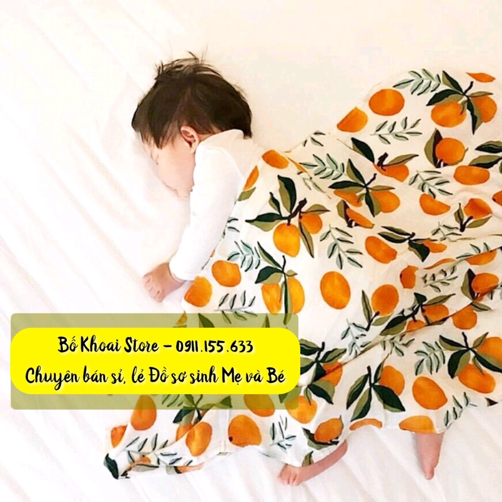 Khăn Aden sợi tre đa năng cho bé - Khăn tắm khăn quấn đa năng cho bé - Bố Khoai Store