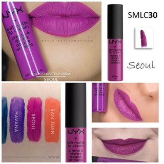 Son kem lì NYX Soft Matte - Seoul SMLC30