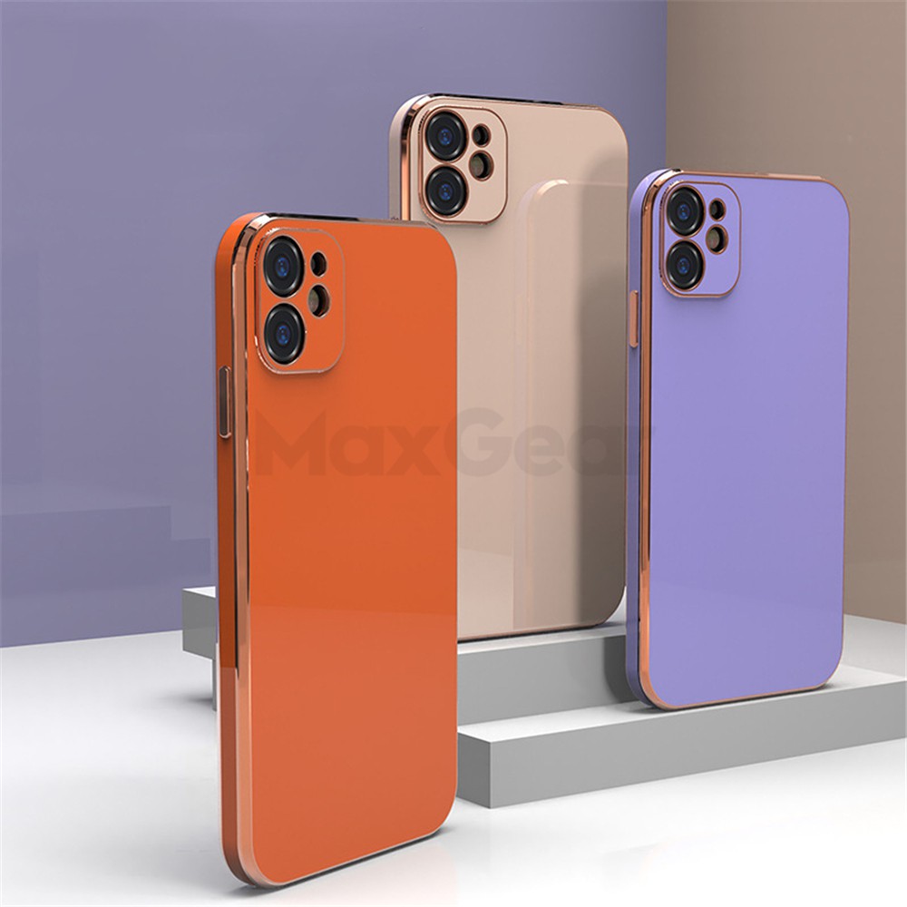 Ốp điện thoại mạ viền dẻo sang trọng thời trang cho APPLE IPHONE 6 6S 7 8 PLUS X XR XS MAX 11 PRO MAX