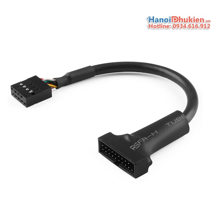 Cáp chuyển USB 2.0-9Pin Motherboard to USB 3.0-20Pin