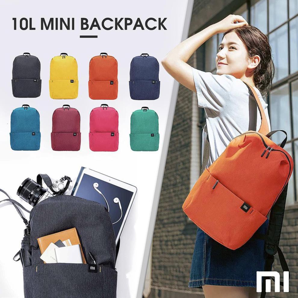 Balo Xiaomi mini màu sắc thời trang Balo đeo vai Casual Daypack/ hàng chính hãng/ hình ảnh chân thực /chất lượng