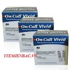 QUE THỬ TIỂU ĐƯỜNG ONCALL VIVID HỘP 25 TET CHÍNH HÃNG