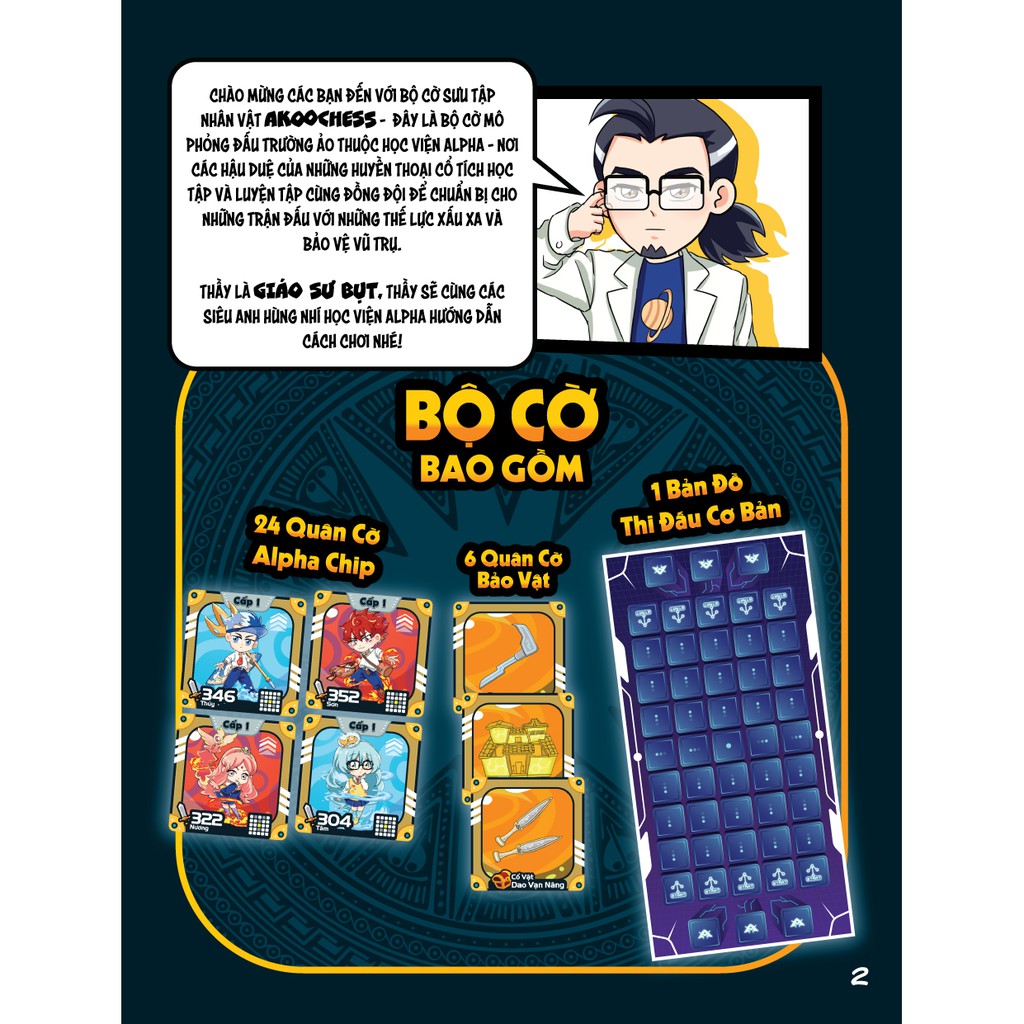 [HOO HOO HA HA!] Bộ cờ sưu tập nhân vật AKOOCHESS, phát triển trí tuệ, sáng tạo cho bé