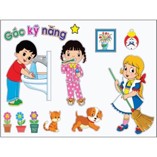 Bộ tranh góc mầm non