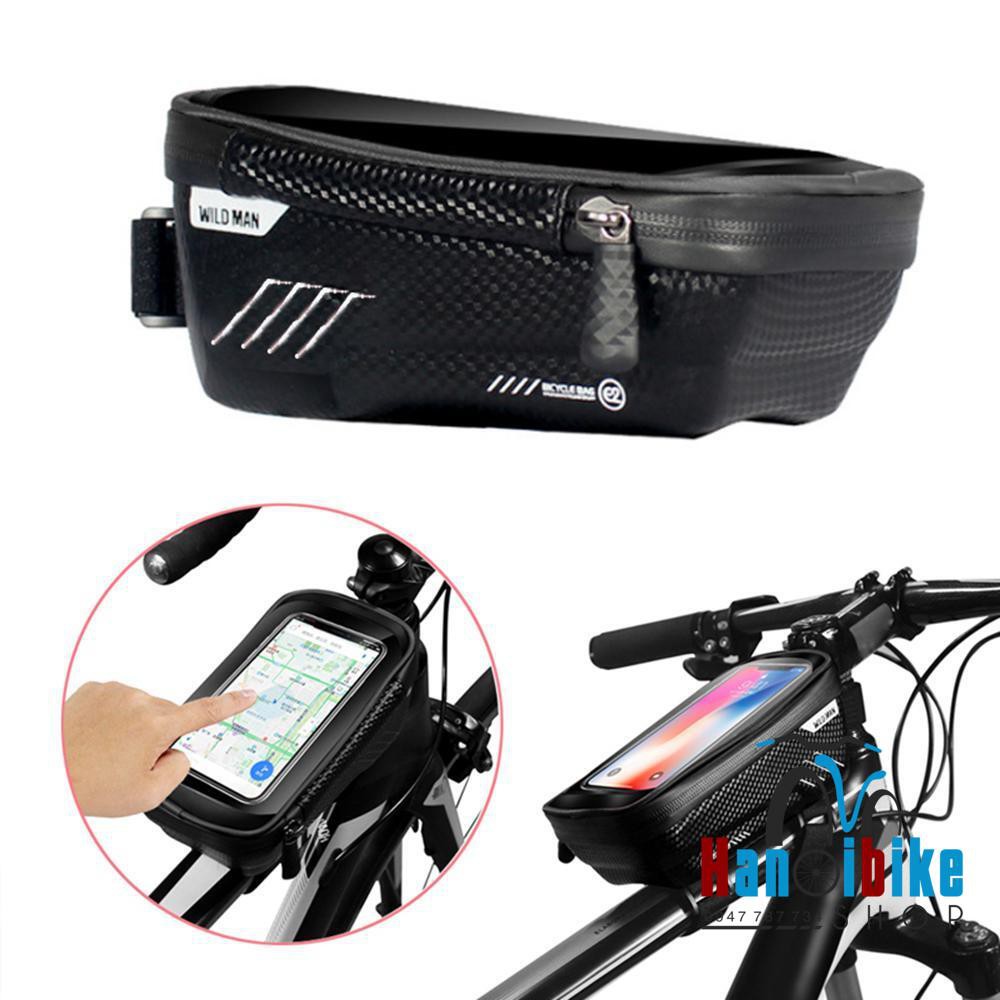 Túi khung đơn trên xe đạp Wildman dùng được điện thoại