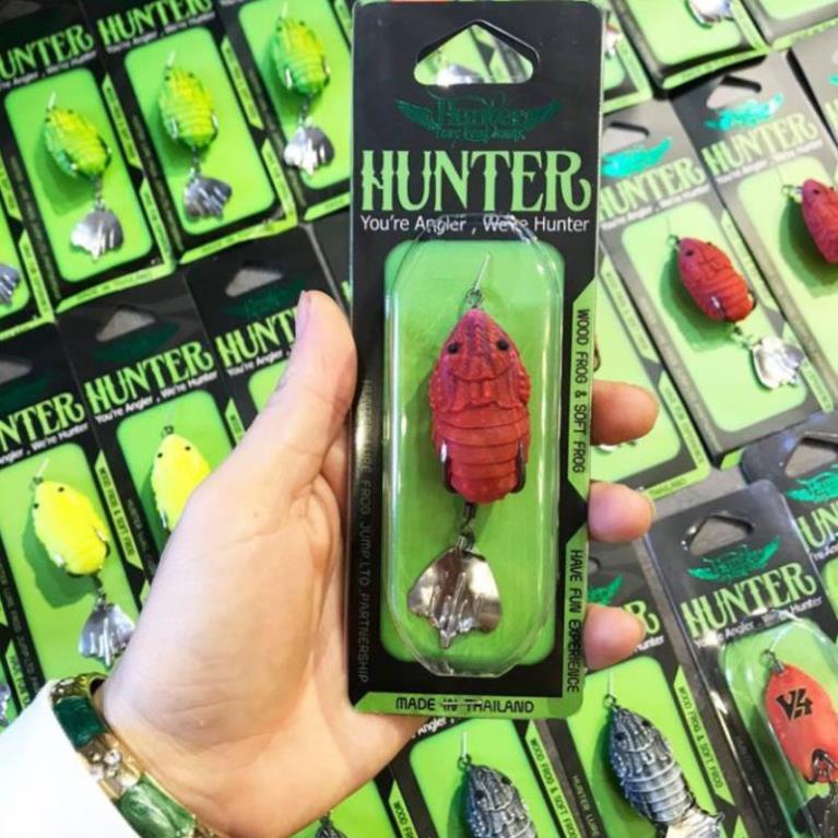 Mồi câu lure Hunter V4 nhạy nhanh có 5  màu đồ câu phạm phương