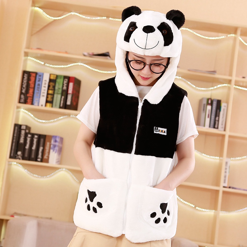 ⚡⚡ Áo Khoác Lông Không Tay Hình Động Vật Hoạt Hình Dễ Thương 0511 Cho Trẻ Em