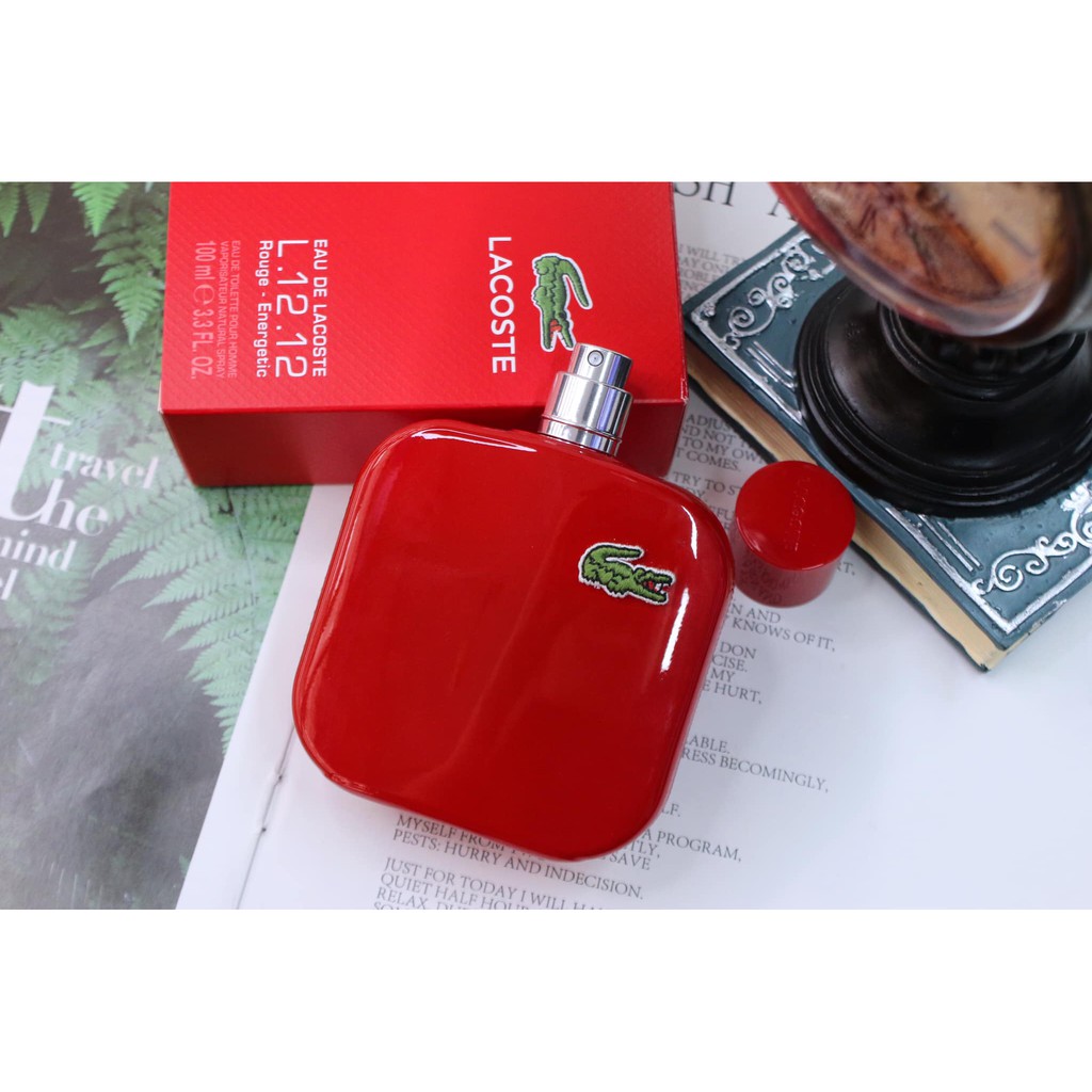 [Chính hãng] Nước hoa nam Lacoste L12.12 Rouge Energetic EDT Pour Homme 100ML