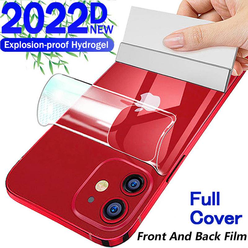 Kính Dán Cường Lực Hydrogel Bảo Vệ Màn Hình Điện Thoại iPhone 13 12 11 Pro MAX Mini X XS MAX XR SE 2022 2020 6 6s 7 8 Plus