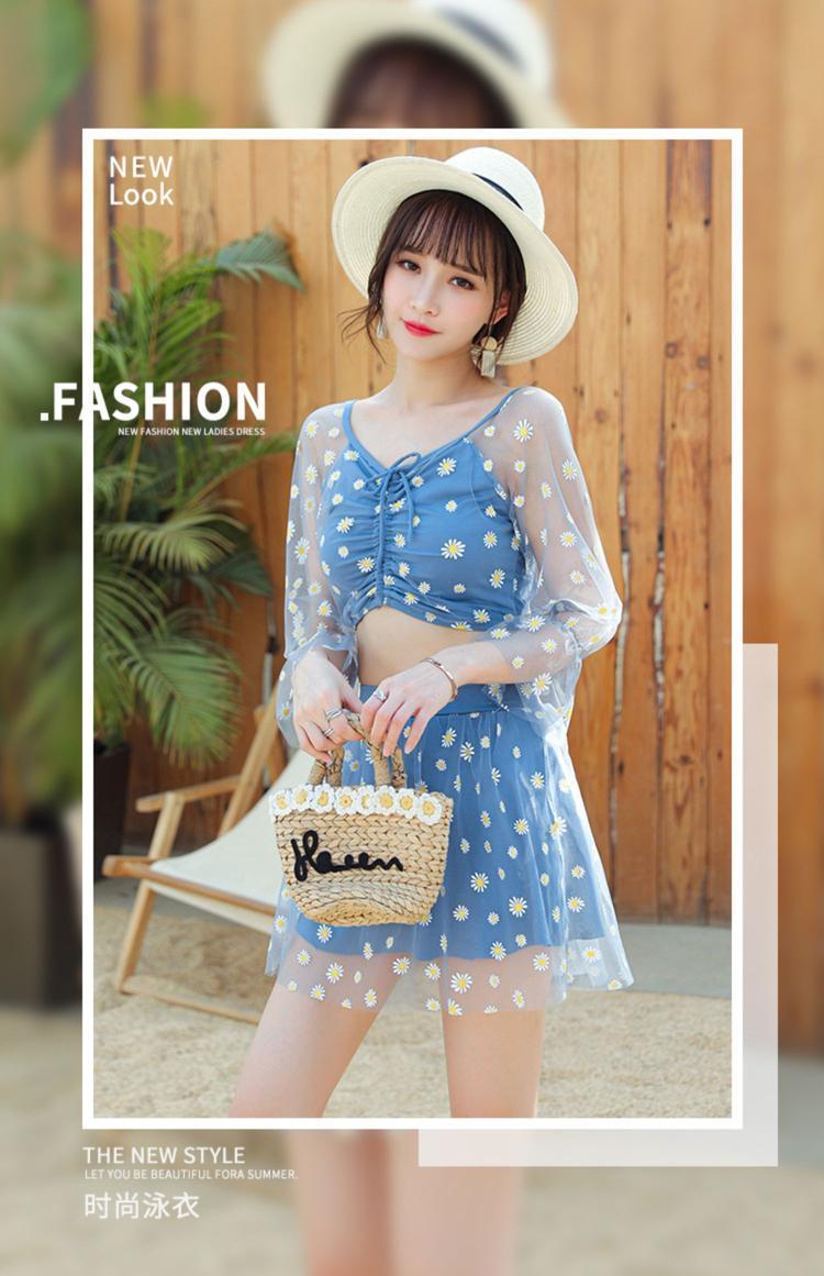 Bộ Đồ Bơi Hai Mảnh Dài Tay Xinh Xắn Dành Cho Nữ 2131 | BigBuy360 - bigbuy360.vn