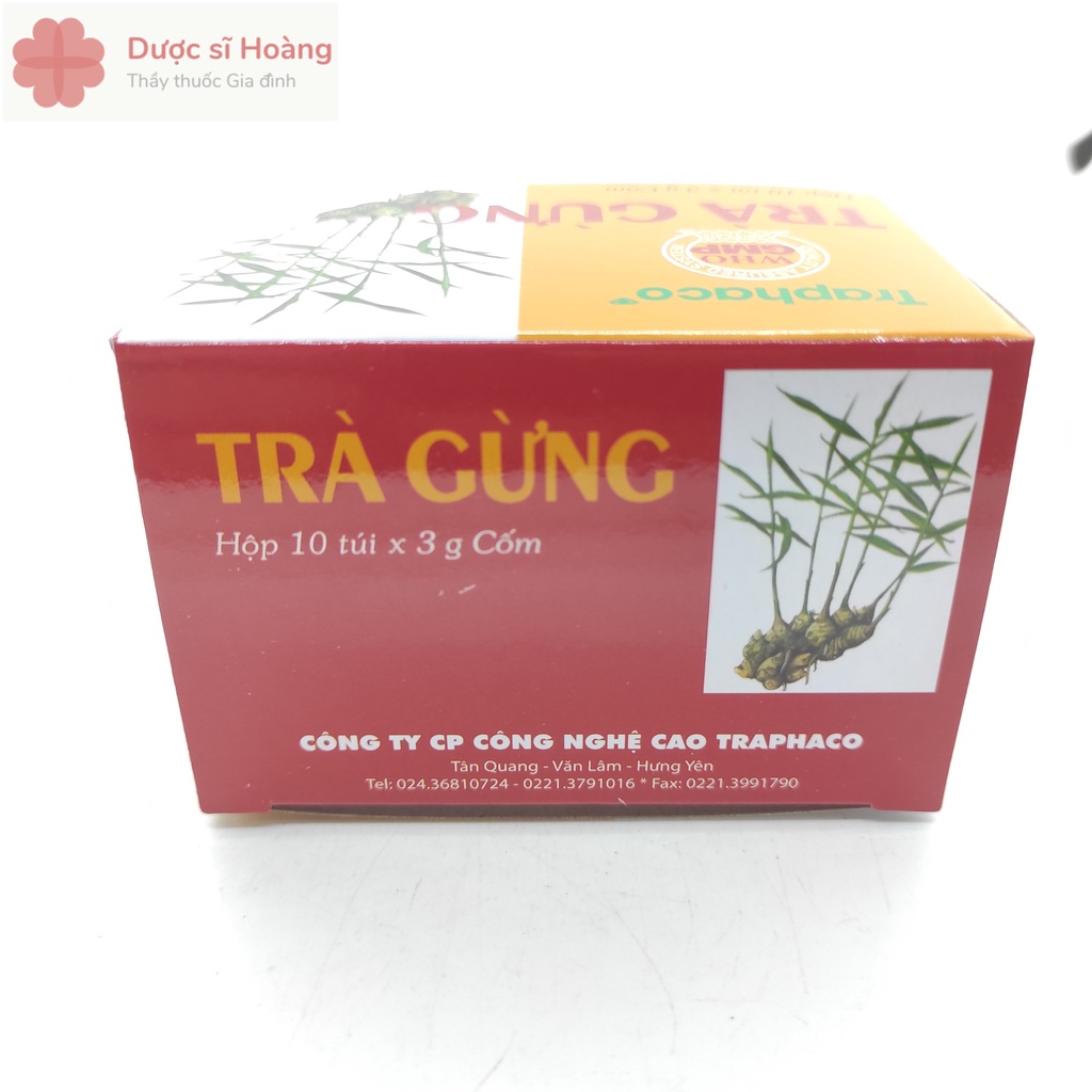 TRÀ GỪNG Traphaco - Hộp 10 gói