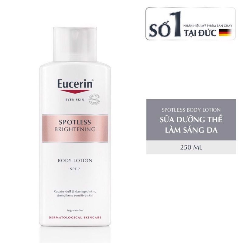 [NEW] Eucerin UltraWhite Spotless Body Lotion SPF7: Sữa Dưỡng Thể Trắng Da (250ml)