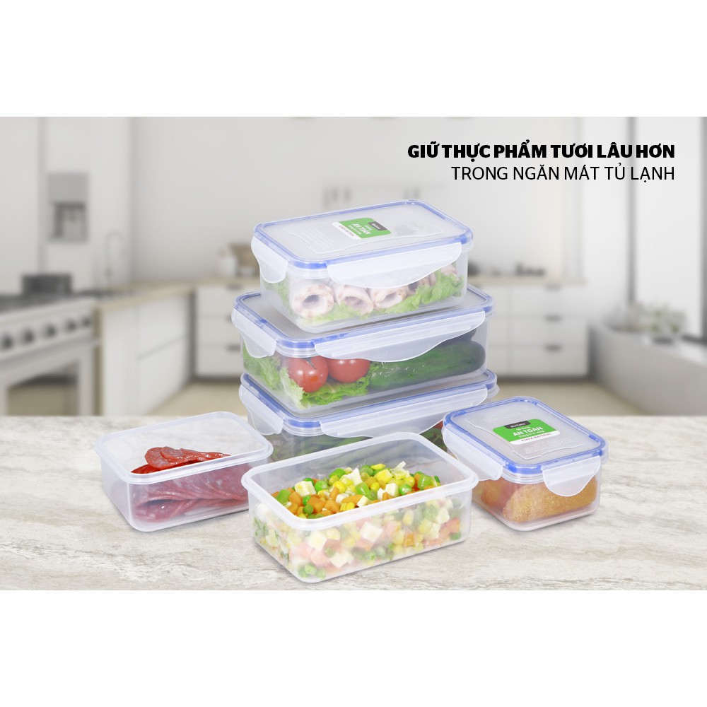 Bộ 6 hộp BQTP ngăn mát BIOZONE mini set KN-CO6P01