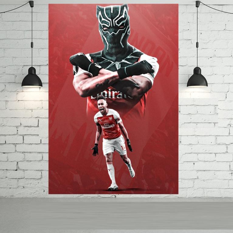Poster decal dán tường Ozil Henry aubameyang Arsenal