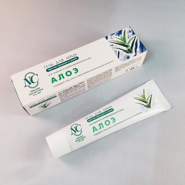 Gel Làm sạch mụn chiết xuất lô hội Aloe của Nga