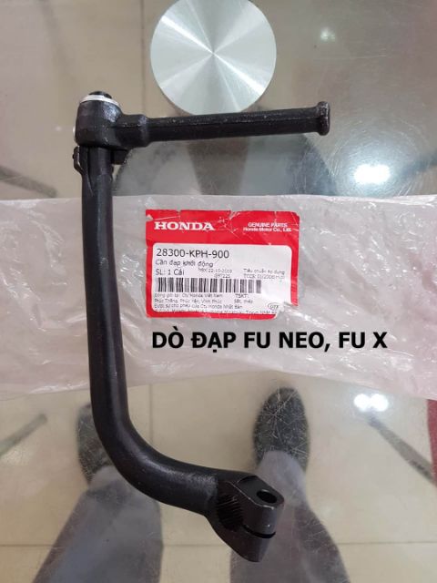 Cần đạp khởi động xe future neo zin honda màu đen