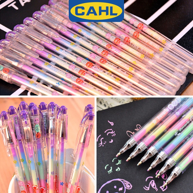 Bút Bi 6 Trong 1 Nhiều Màu Sắc Cho Bé