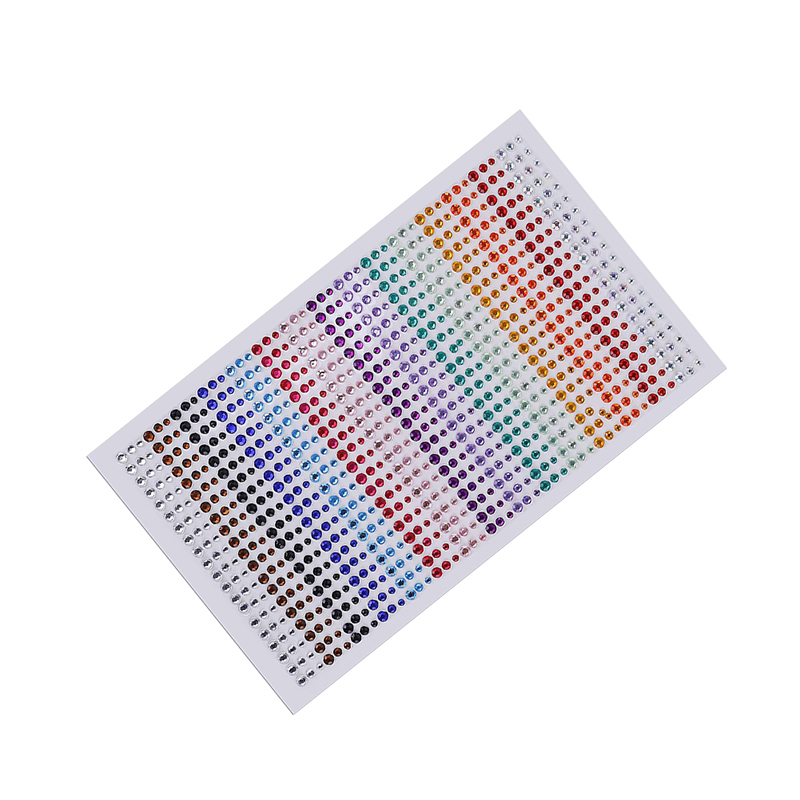 Hình dán đá kim cương hạt đơn bằng acrylic bảo vệ môi trường tự trang trí cơ thể đa dụng