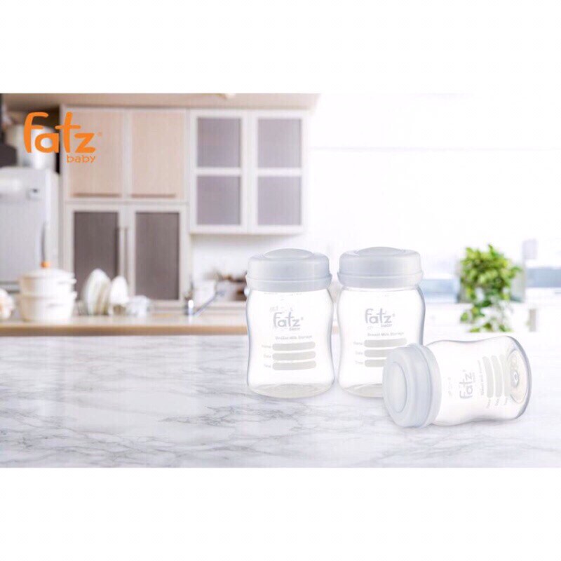 Bộ 3 bình trữ sữa 150ml FatzBaby Hàn Quốc