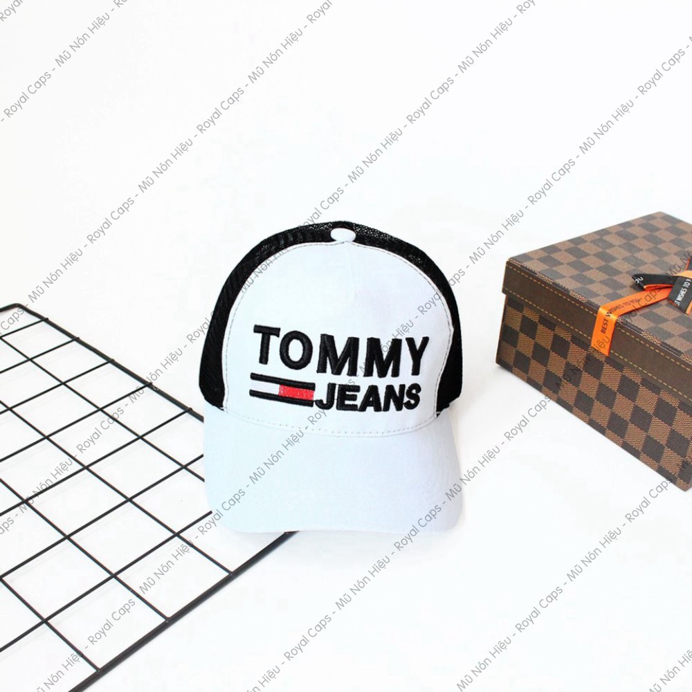 Mũ Lưỡi Trai Nón Lưỡi Trai Lưới Nam Nữ tommy hilfiger Vải Kaki Nón Kết - Royal Caps