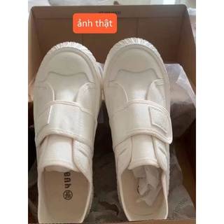 [ORDER](SẴN NÂU SIZE 40) GIÀY SNEAKER QUAI DÁN ĐẾ MÀU