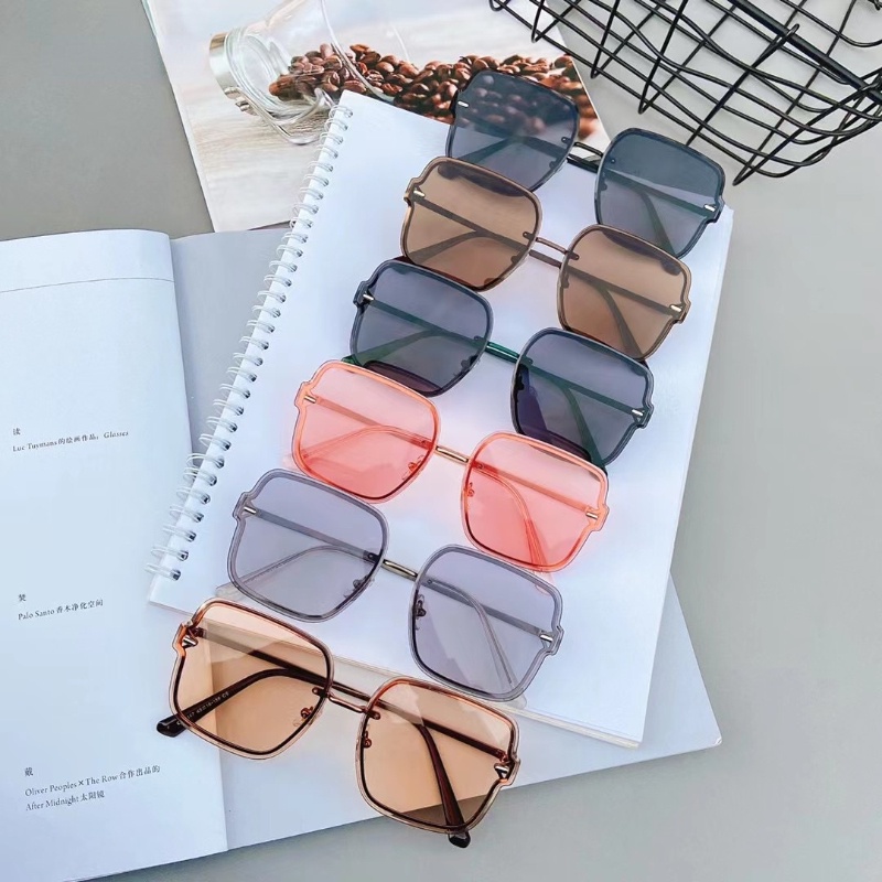 (JIUERBA) Kính Râm Thời Trang Không Gọng Chống Tia UV