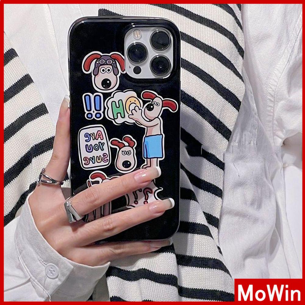 Ốp điện thoại silicon họa tiết chú chó hoạt hình thích hợp cho iPhone 11 Pro Max 13 Pro Max 12 Pro Max 7Plus xr XS Max