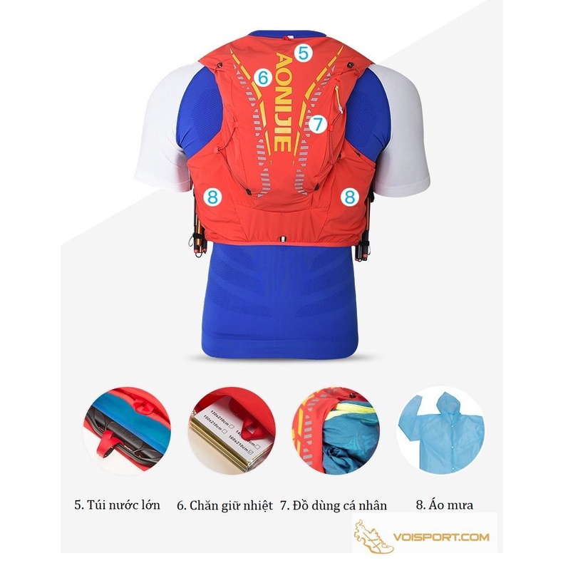 Balo vest nước Aonijei C962