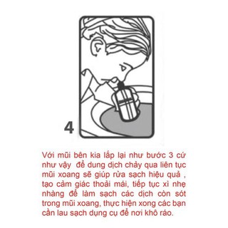 Bình rửa mũi SRK SALTMAX (Hộp 10 gói x 2,145g+ chai nhựa 240ml)