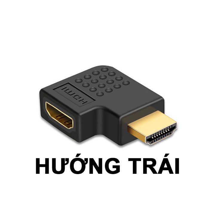 Đầu nối dài cáp HDMI đầu chuyển HDMI vuông góc chữ L ( góc trái, phải, lên, xuống )