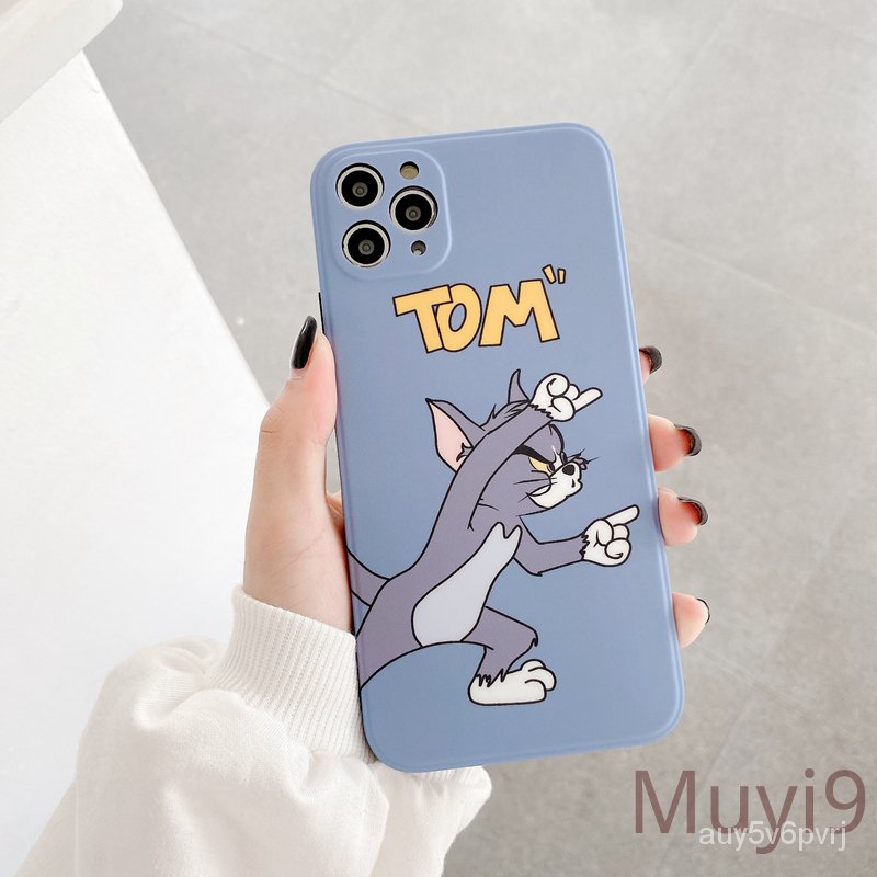 Tất Cả Đều Tại ChỗCouple Shell IPhone Case Ins Personality Creative Fashion Cartoon Funny Tom And Jerry Online Celebrity