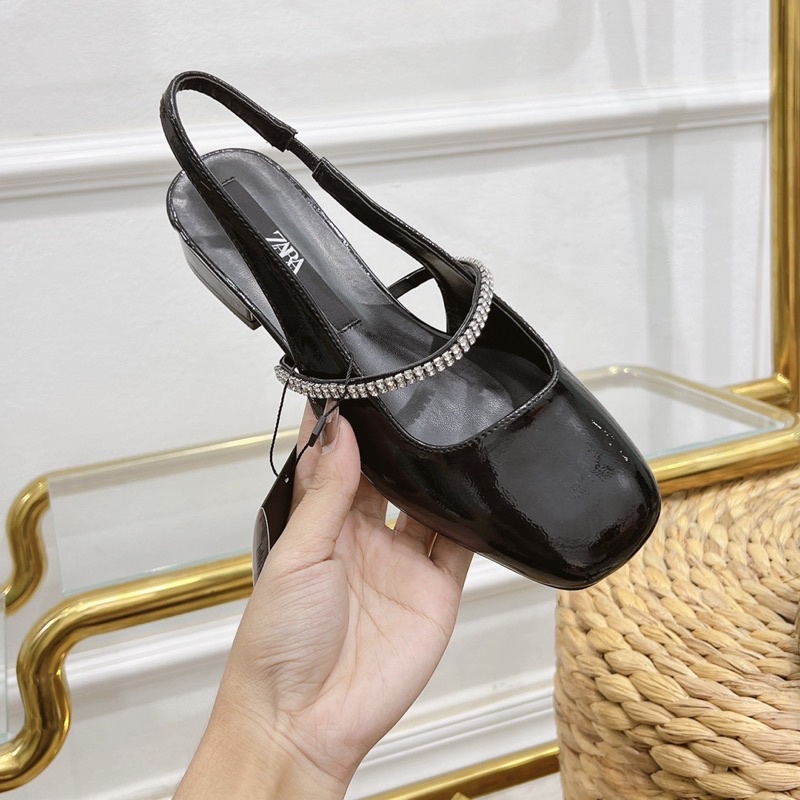 Sandal zara nữ quai đá fullbox Giày Đi Chơi, dễ đi hàng qc
