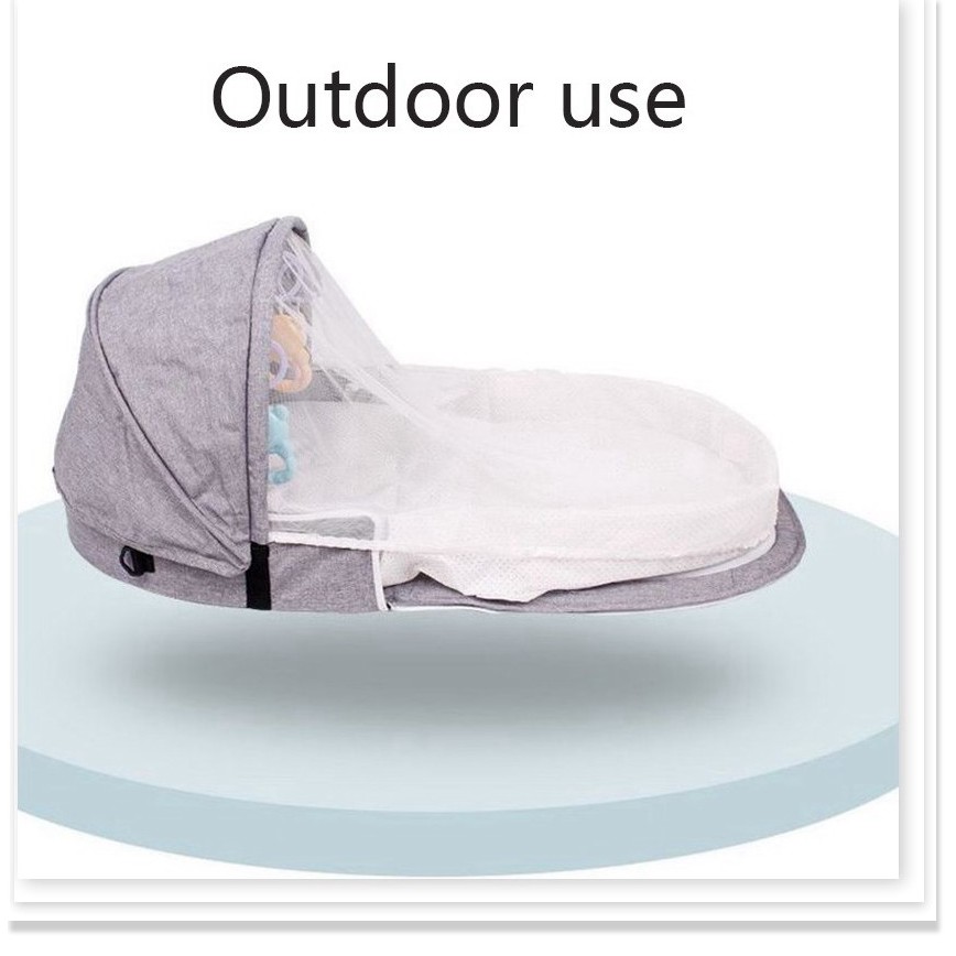 Nệm ngủ di động cho bé 💕𝑭𝑹𝑬𝑬𝑺𝑯𝑰𝑷💕 Giường ngủ cho trẻ sơ sinh gấp gọn tiện lợi 85x45cm Giường Cũi Di Động 9307