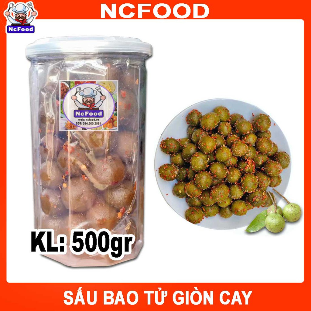 500g sấu bao tử giòn cay NCFOOD