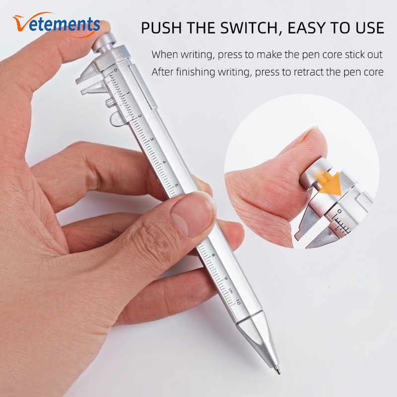 1 Bộ Thước Đo Bằng Nhựa Màu Bạc Sáng Tạo