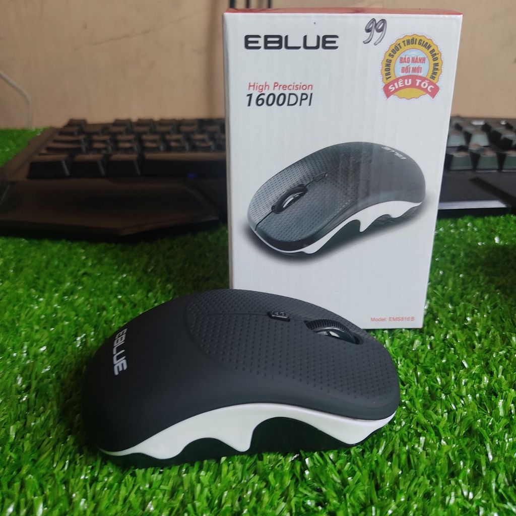 Chuột không dây Eblue EMS816B/ Forter v181 dùng cho pc và laptop