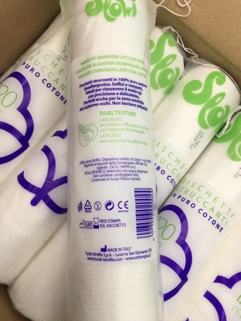 BÔNG TẨY TRANG SLOWI 120 miếng