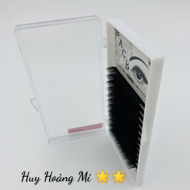 Mi khay độ cong M- L DÀY 0.07 DÀI 8 ĐẾN 15 dụng cụ NỐI MI  _ Huy Hoàng Mi