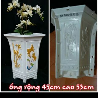 Khuôn đúc chậu lục giác ống rộng 45 cao 53