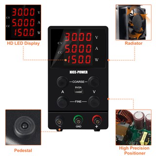NGUỒN CUNG CẤP ĐIỆN DC 30V 5A NICE-POWER