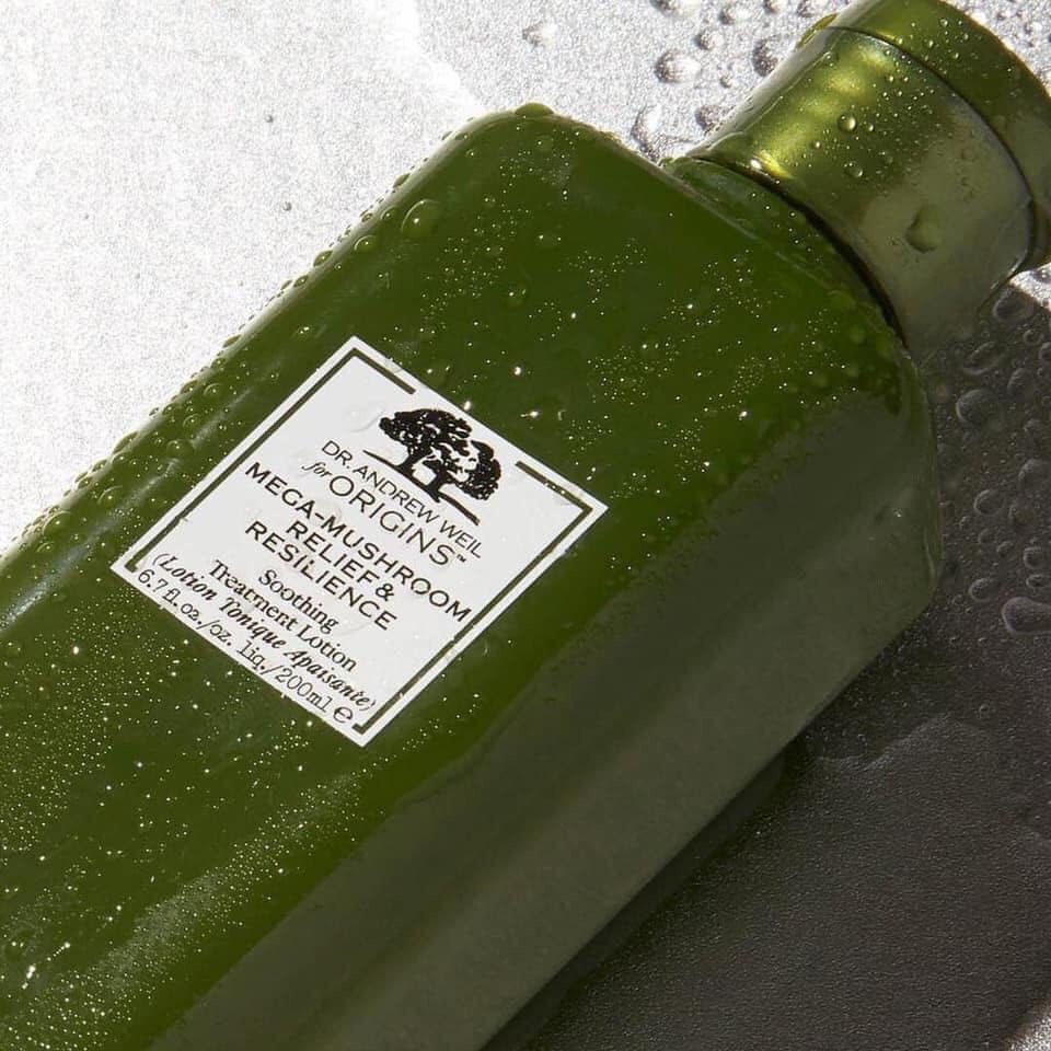 Toner Nấm Origins Dr. Andrew Weil Mega-Mushroom - nước cân bằng cấp ẩm và phục hồi da 200-400ML