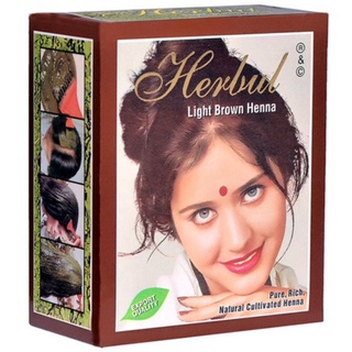 Bột nhuộm tóc thảo dược Henna - Nâu sáng 60g Viethealthy