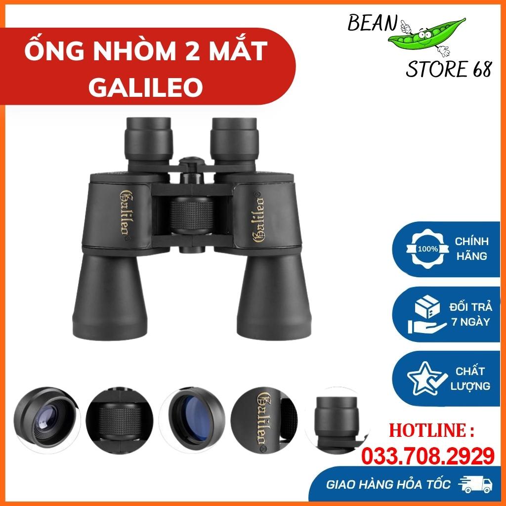 Ống nhòm nhìn xa 2000m- Ống Nhòm Đôi đi Du Lịch 2 Mắt GALILEO 20X50, cho hình ảnh siêu nét, thiết kế đẹp, có bảo hành