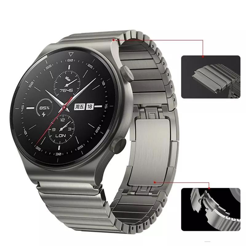 Dây thép đồng hồ Huawei Watch GT3Pro 46mm