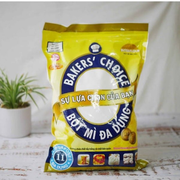 Bôt mỳ Interflour Bakers' Choice Gói 1kg (bột mì số 11, 13)