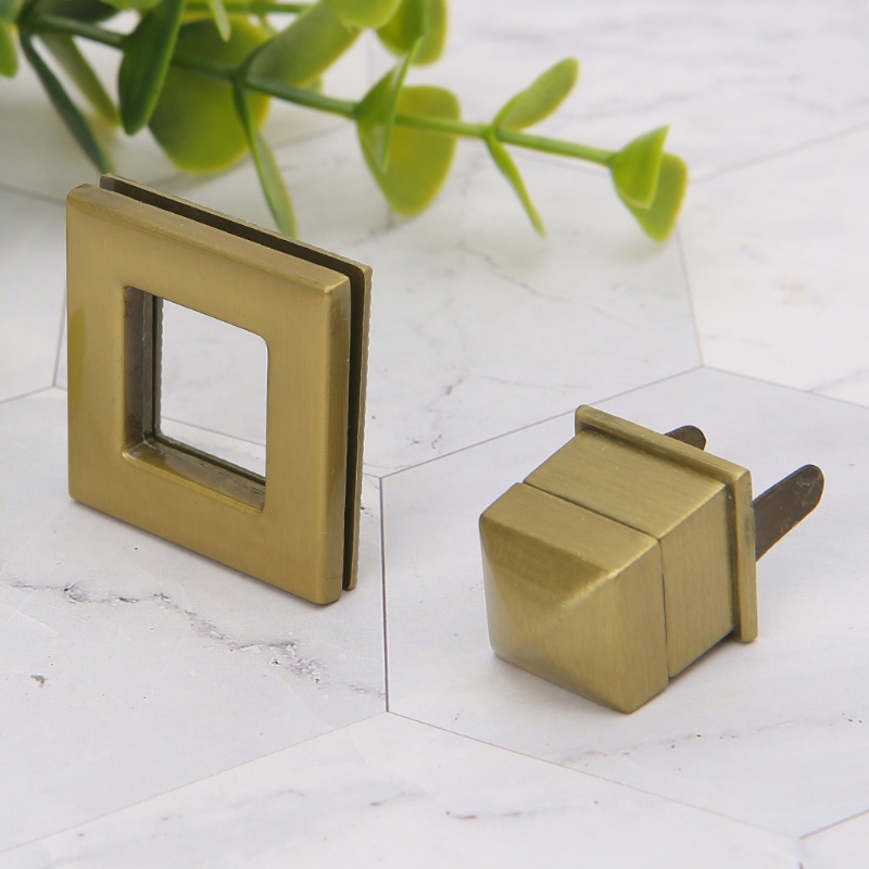 Khóa Vặn Dạng Vuông Dành Cho Túi Xách DIY